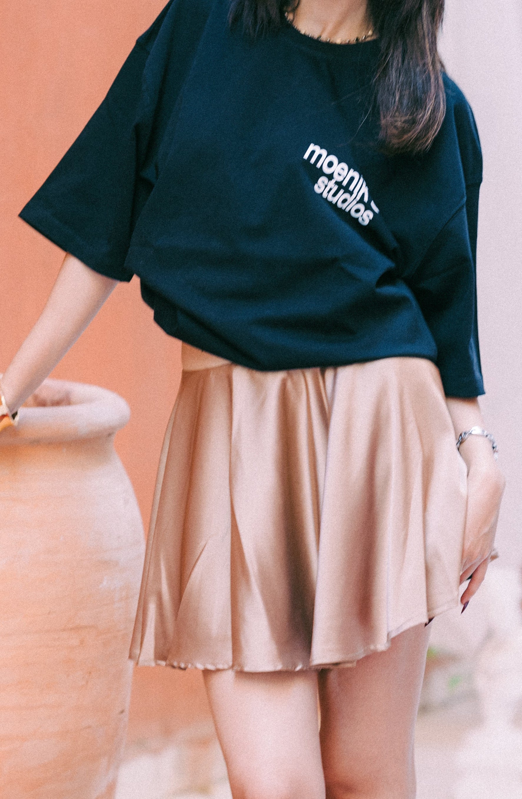 satan midi skirt